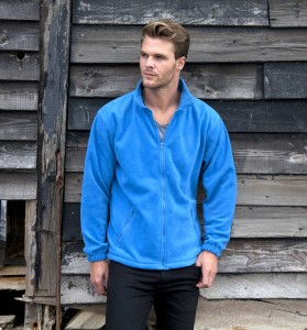 R220F Core Fashion Fit Outdoor Fleece in new colour blue